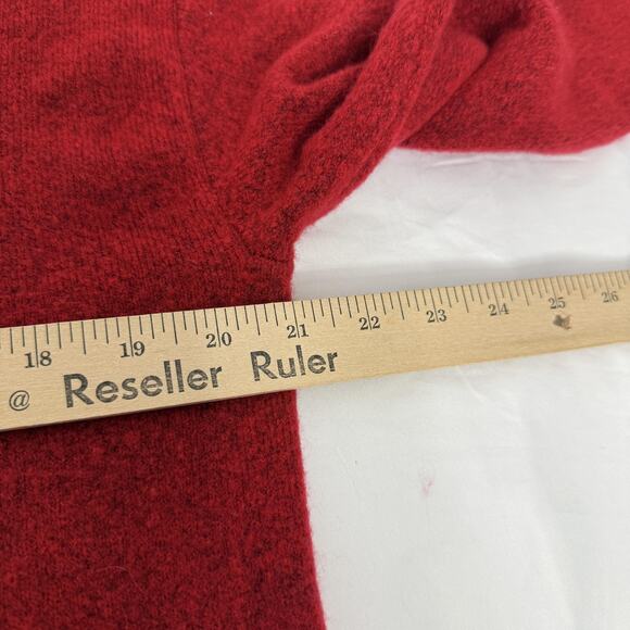 Talbots Sweater Womens Medium Petite Button Front Cardigan Pearl Detail Pockets - Picture 7 of 8